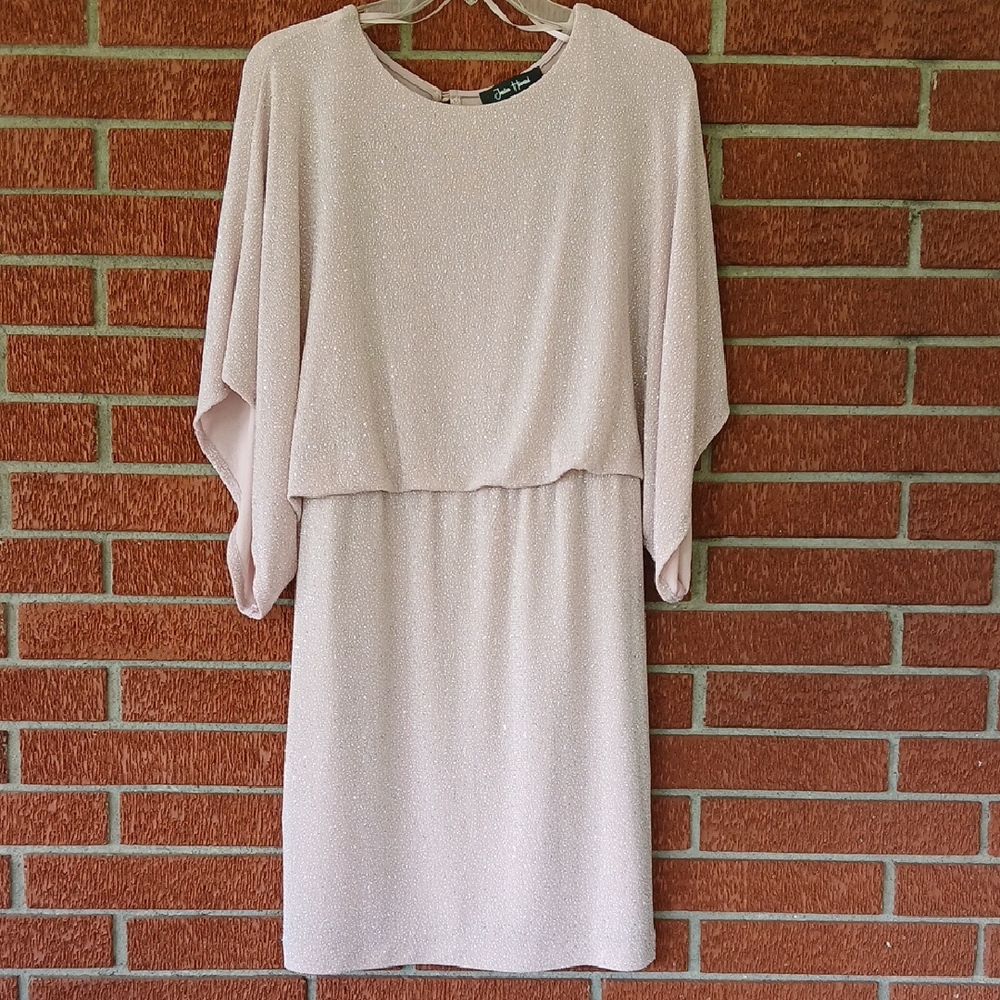 Elegant Blush Blouse Dress